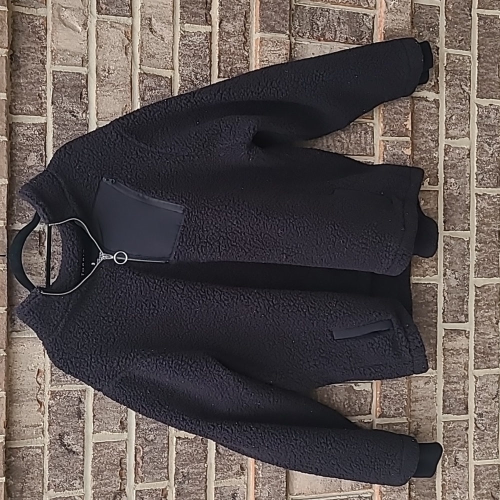 Torrid Active Black Sherpa Jacket Size 3 - image 1